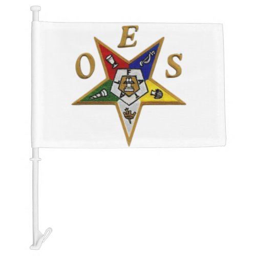 ORDER of the EASTERN STAR CAR FLAG