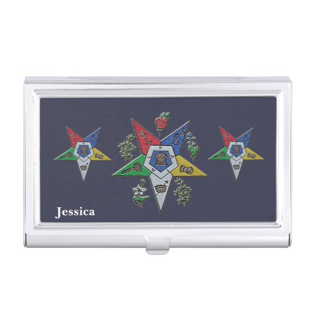 Order Of The Eastern Star Case For Business Cards (Front)