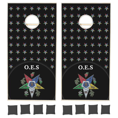 Order Of The Eastern Star Cornhole Set