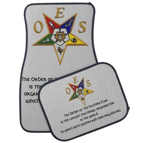 ORDER of the EASTERN STAR CUSTOM CAR MATS