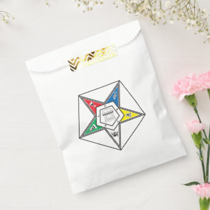 Order of the Eastern Star Emblem Favor Bag