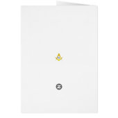 Order of the Eastern Star Emblem Greeting Cards (Back)