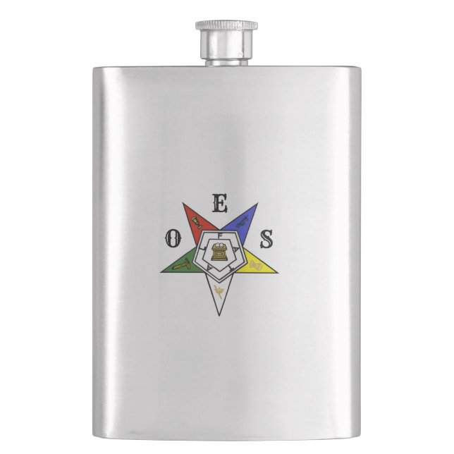 Order of the Eastern Star Emblem of the Order Flask (Front)