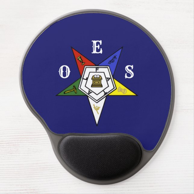 Order of the Eastern Star Emblem of the Order Gel Mouse Pad (Front)