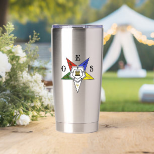 Order of the Eastern Star Emblem of the Order Insulated Tumbler