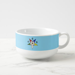 Order of the Eastern Star Emblem of the Order Soup Mug