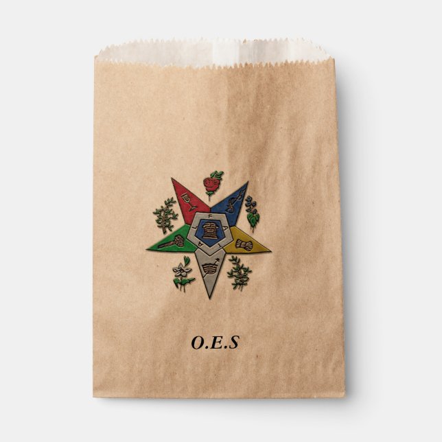 Order Of The Eastern Star Favor Bag (Front)