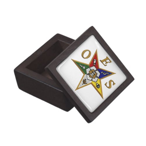 ORDER of the EASTERN STAR Jewelry Box
