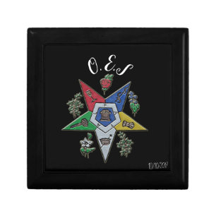 Order Of The Eastern Star Keepsake Box