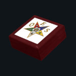 ORDER of the EASTERN STAR Keepsake Box<br><div class="desc">The Order of the Eastern Star is the largest fraternal organization in the world to which both women and men may belong.</div>
