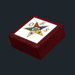 ORDER of the EASTERN STAR Keepsake Box<br><div class="desc">The Order of the Eastern Star is the largest fraternal organization in the world to which both women and men may belong.</div>