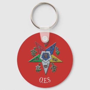 Order Of The Eastern Star Keychain