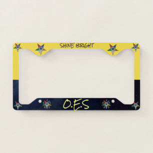 Order Of The Eastern Star License Plate Frame