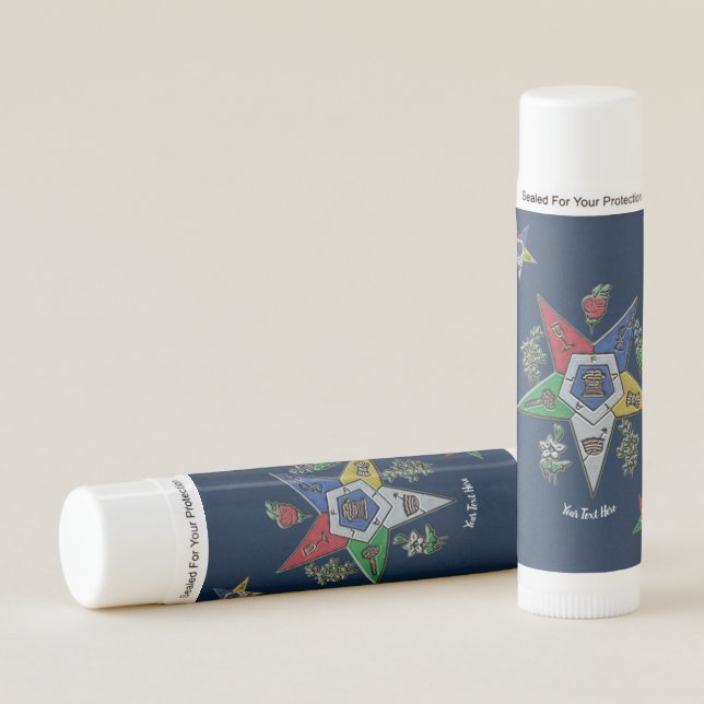 Order Of The Eastern Star Lip Balm (Front)
