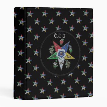 Order Of The Eastern Star Mini Binder by OcularPassion at Zazzle