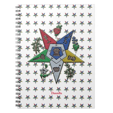 Order Of The Eastern Star Notebook
