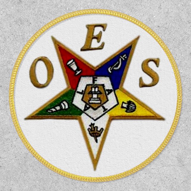 ORDER of the EASTERN STAR Patch (Front)