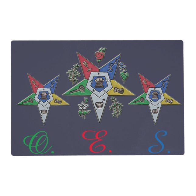 Order Of The Eastern Star Placemat (Front)