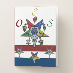 Order Of The Eastern Star Pocket Folder