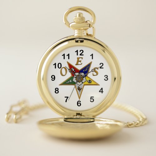 Order of the Eastern Star Pocket Watch