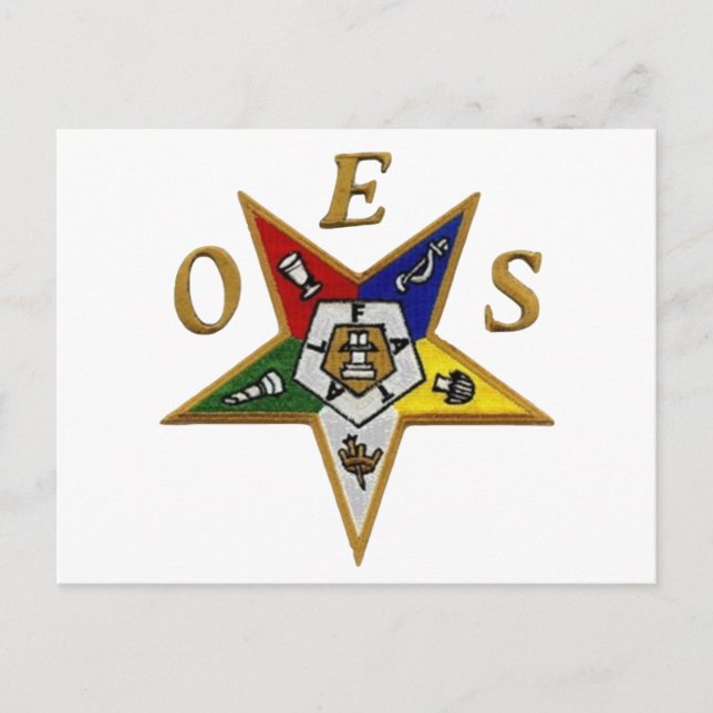 ORDER of the EASTERN STAR POST CARDS (Front)