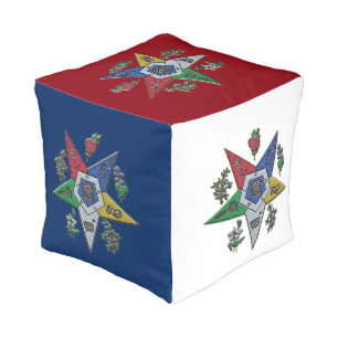 Order Of The Eastern Star Pouf