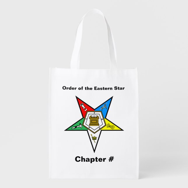 Order of the Eastern Star Reusable Bag (Front)