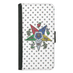 Order Of The Eastern Star Wallet Phone Case For Samsung Galaxy S5