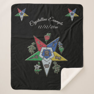 Order Of The Eastern Star Sherpa Blanket
