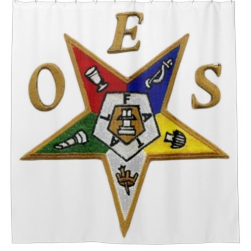 ORDER of the EASTERN STAR Shower Curtain