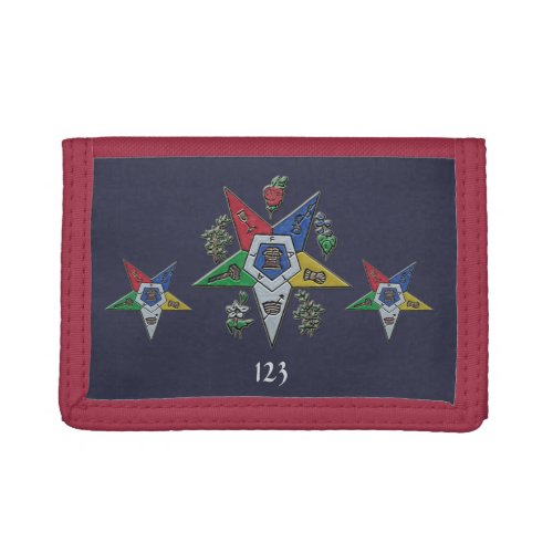 Order Of The Eastern Star Tri_fold Wallet