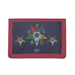 Order Of The Eastern Star Trifold Wallet