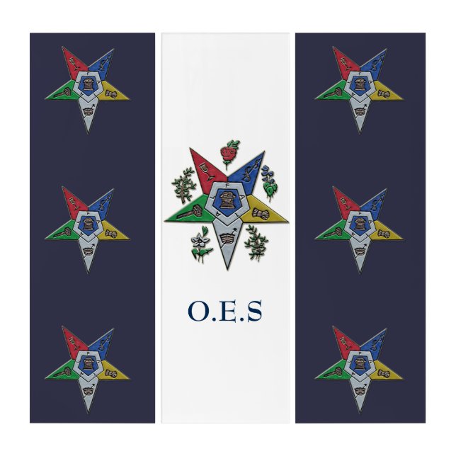 Order Of The Eastern Star Triptych (Front)