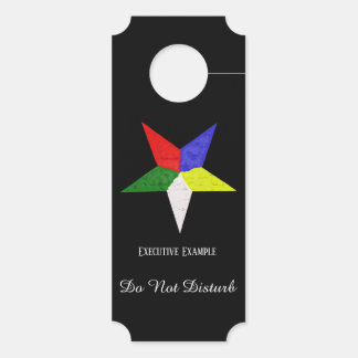 Order Of The Eastern Star (Wavy) Door Hanger
