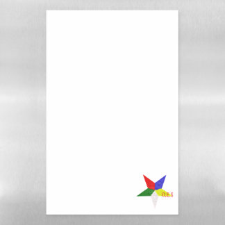 Order Of The Eastern Star (Wavy) Magnetic Dry Erase Sheet