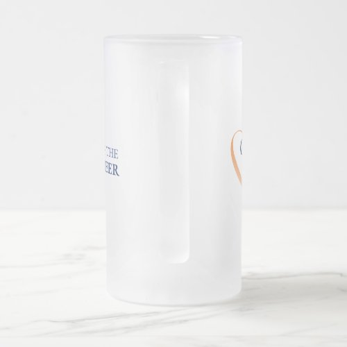 Order of the Engineer Frosted Glass Beer Mug