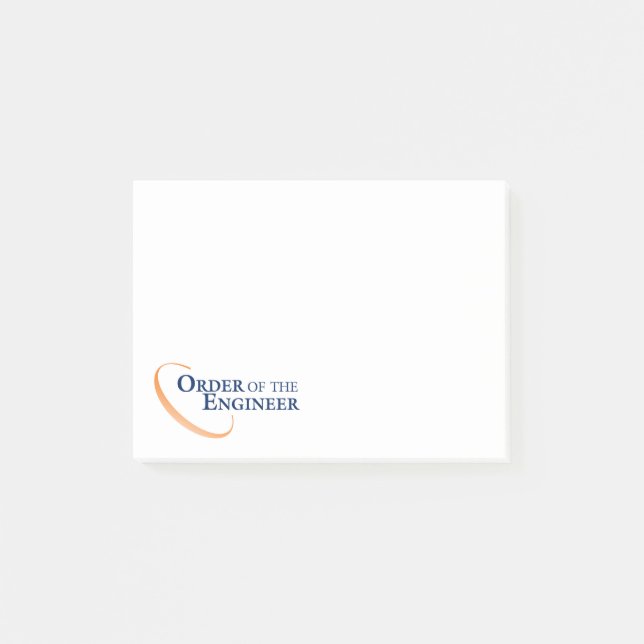 Order of the Engineer Post-it Notes (Front)