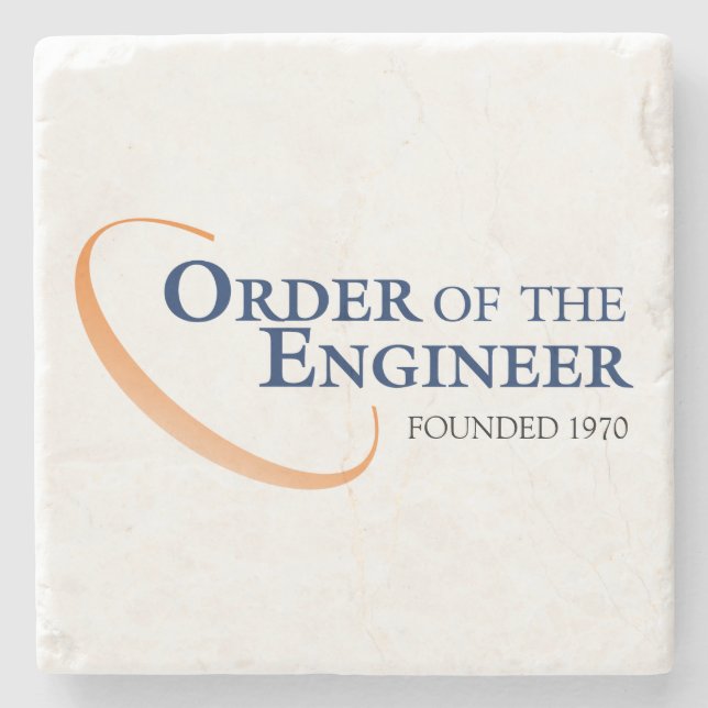 Order of the Engineer Stone Coaster (Front)