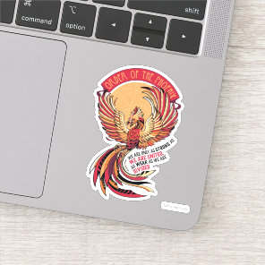 Order of the Phoenix Crosshatched Emblem Sticker
