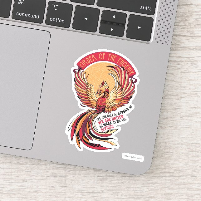 Order of the Phoenix Crosshatched Emblem Sticker (Detail)