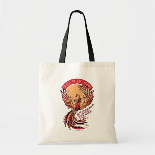 Order of the Phoenix Crosshatched Emblem Tote Bag