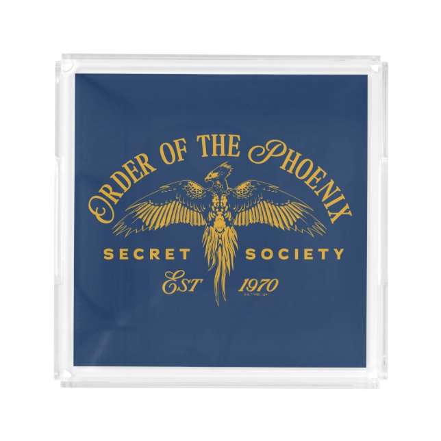 ORDER OF THE PHOENIX Secret Society Graphic Acrylic Tray (Front)