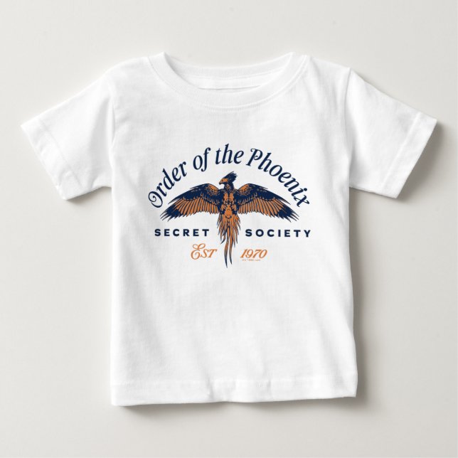 ORDER OF THE PHOENIX Secret Society Graphic Baby T-Shirt (Front)