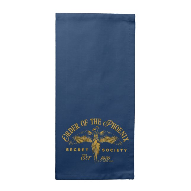 ORDER OF THE PHOENIX Secret Society Graphic Cloth Napkin (Half Fold)
