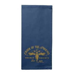 ORDER OF THE PHOENIX Secret Society Graphic Cloth Napkin