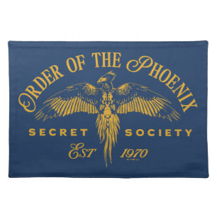 ORDER OF THE PHOENIX Secret Society Graphic Cloth Placemat