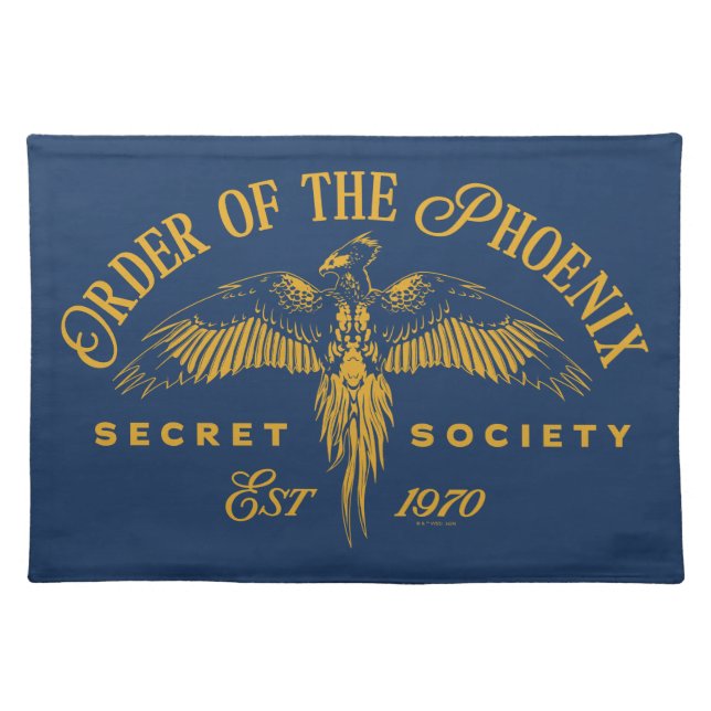 ORDER OF THE PHOENIX Secret Society Graphic Cloth Placemat (Front)