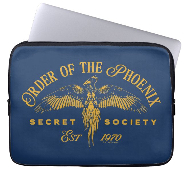 ORDER OF THE PHOENIX Secret Society Graphic Laptop Sleeve (Front)