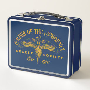 ORDER OF THE PHOENIX Secret Society Graphic Metal Lunch Box