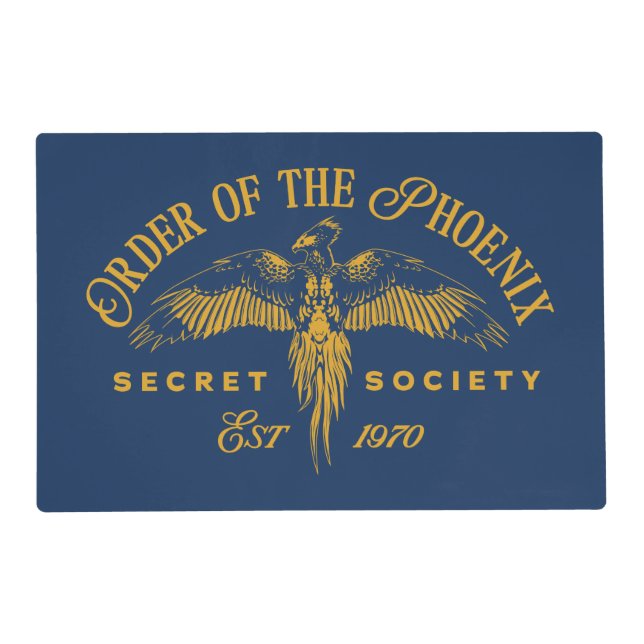 ORDER OF THE PHOENIX Secret Society Graphic Placemat (Front)
